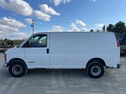 2000 Chevy Express Van, Diesel, Runs and Drives, 121,639 Miles, has title, VIN 1GCHG35F4Y1246276 - A