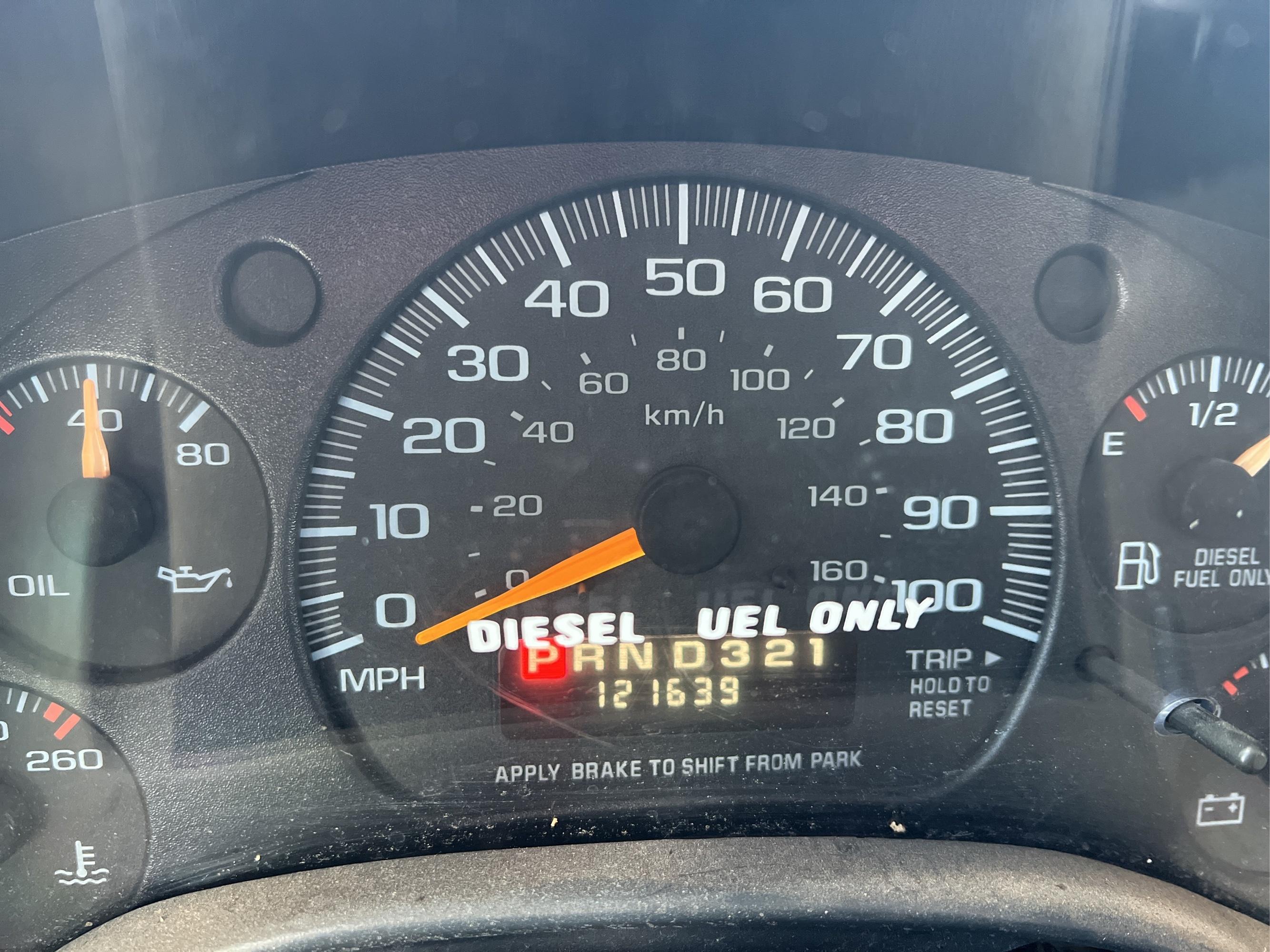 2000 Chevy Express Van, Diesel, Runs and Drives, 121,639 Miles, has title, VIN 1GCHG35F4Y1246276 - A
