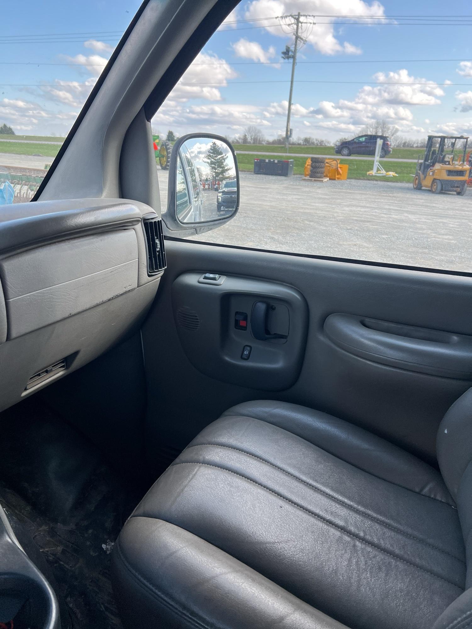 2000 Chevy Express Van, Diesel, Runs and Drives, 121,639 Miles, has title, VIN 1GCHG35F4Y1246276 - A