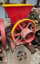 Kelly Duplex No. 10 Junior Mill with Hopper and Hand Crank