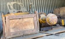 Caterpillar Parts Assortment Including Gaskets and Metal Components