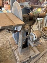 Industrial Belt and Disc Sander with Electric Motor