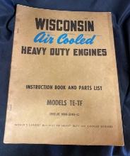 Instruction Book and Parts List for Wisconsin Air Cooled Heavy Duty Engines