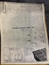 John Deere ‘BO’ Crawler Tractor Manual and Specifications Document