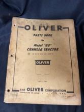 Oliver Model HG Crawler Tractor Parts Book, July 1, 1950