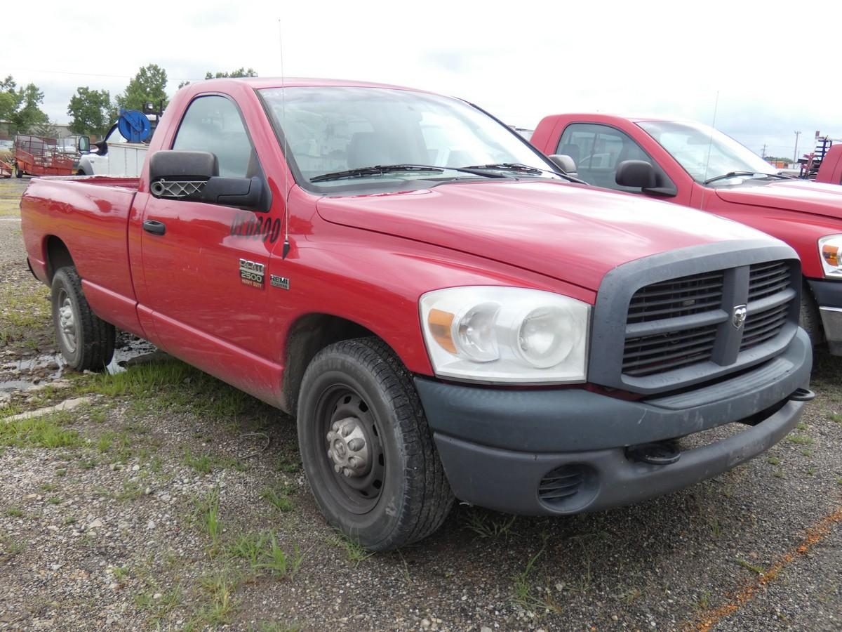 *2009 Dodge 2500 Pickup, SN:3D7KR26T99G548704, Std Cab, Long Bed, 217689 mi