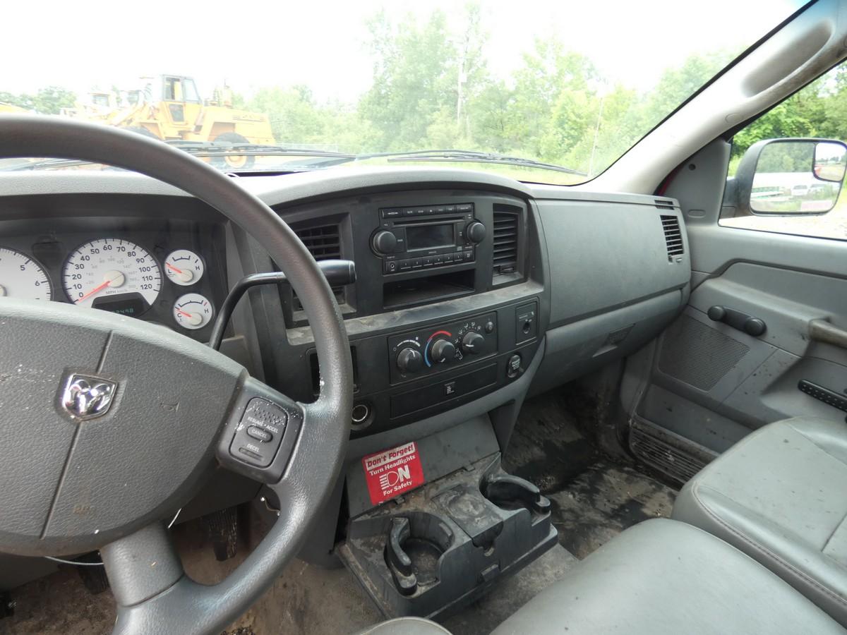 *2009 Dodge 2500 Pickup, SN:3D7KR26T99G548704, Std Cab, Long Bed, 217689 mi