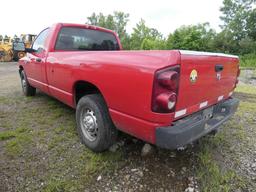 *2009 Dodge 2500 Pickup, SN:3D7KR26T99G548704, Std Cab, Long Bed, 217689 mi