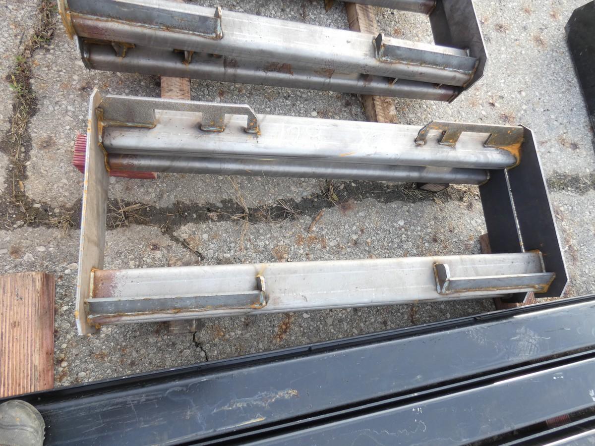 (2) NEW Skidloader QT Brackets (2 x bid price) Made in Indiana