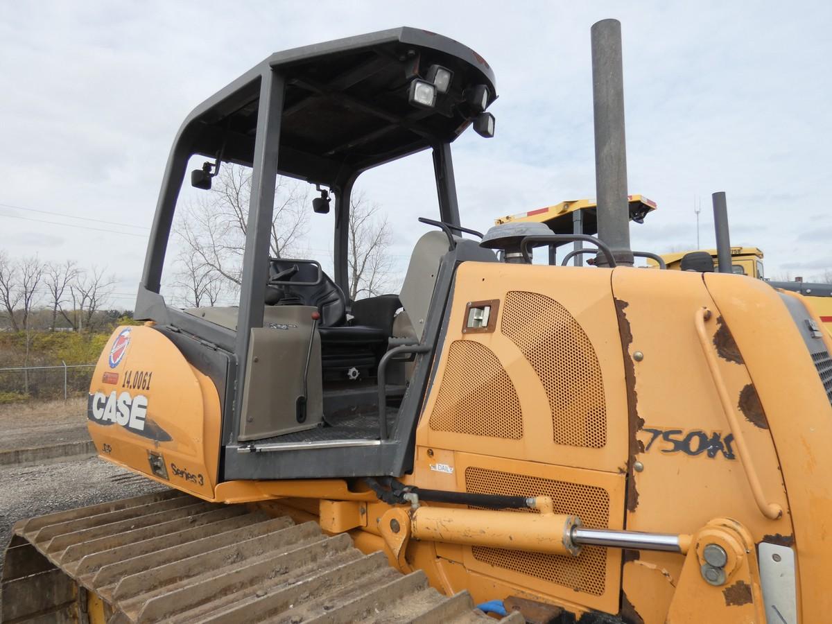 2007 Case 750K-3 Dozer, SN:CAL03406, ROPS, 6 Way 10' Blade, 28'' Pads, 3346