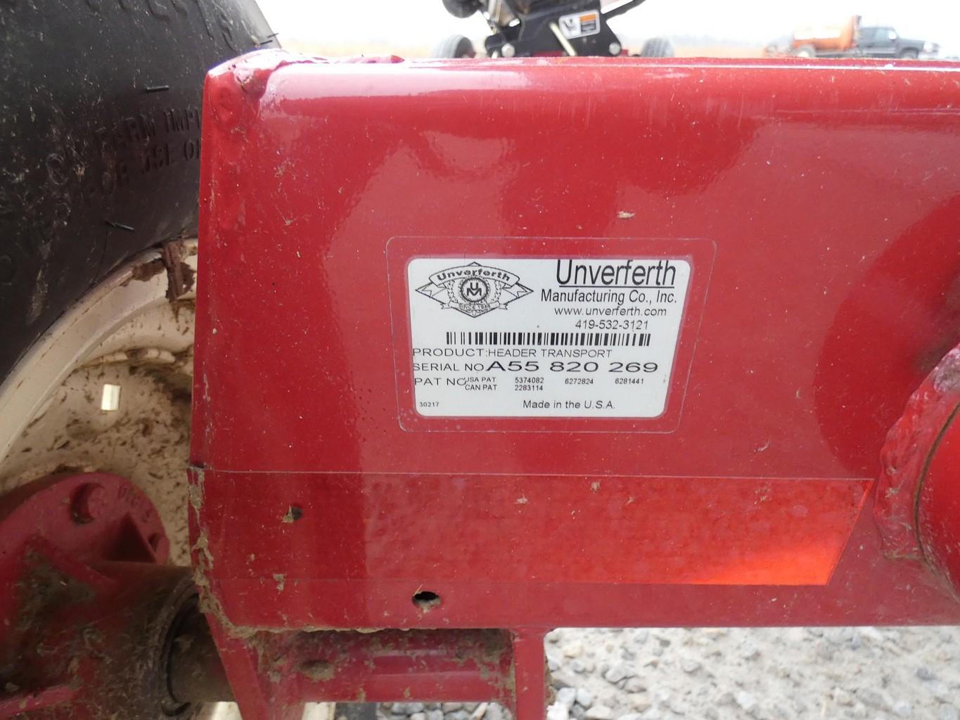 UM HT36 Red Header Cart, SN:A55820269 (header not included)