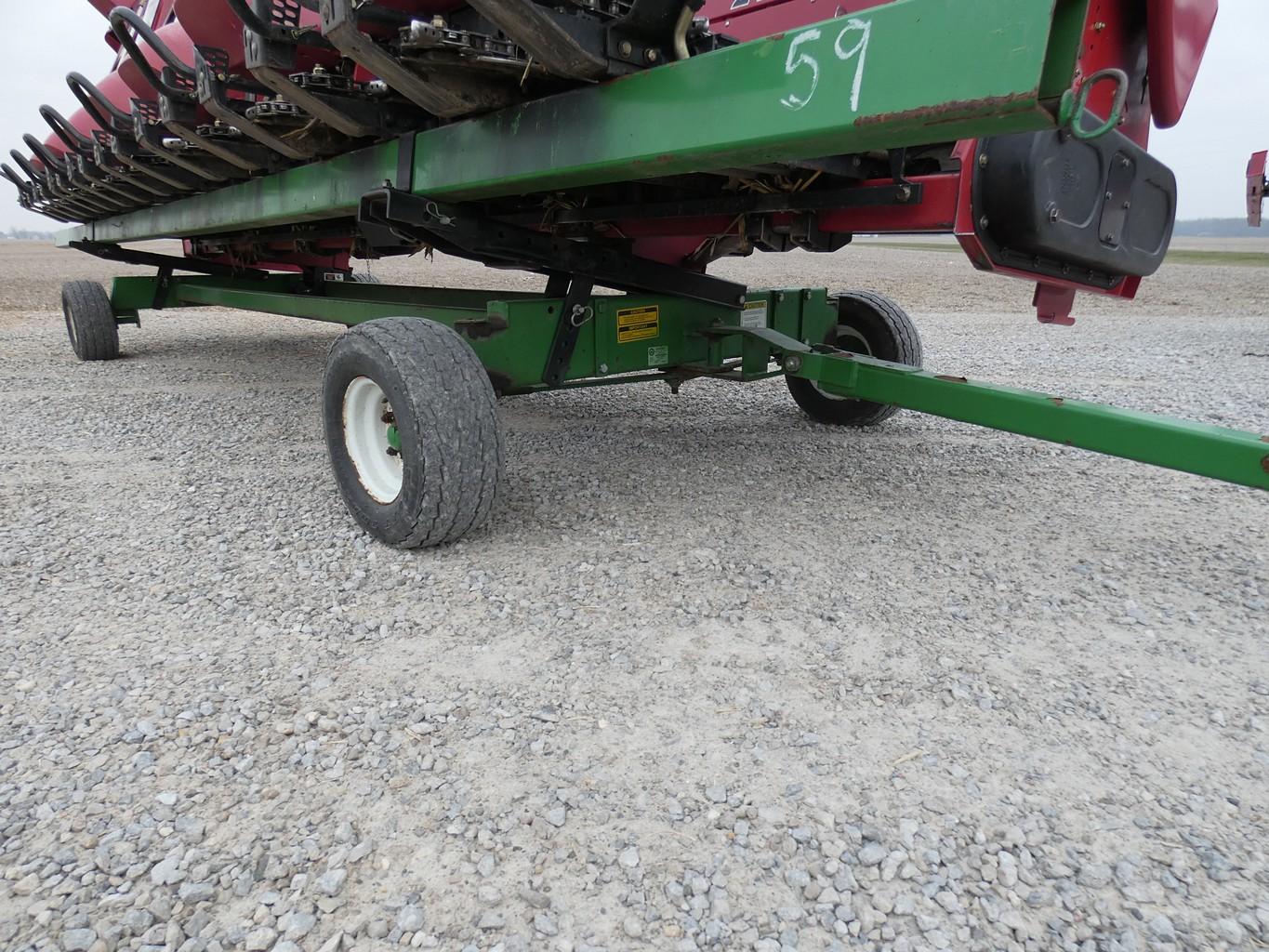 UM HT25 Green Header Cart, SN:A37720578 (Header not included)