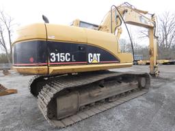 2005 Cat 315CL Hydrauilc Excavator, SN:CJC02003, Cab w/ Air, Hyd. Quicktach