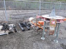 Mr. Manhole Cutter, with Excavator Mount, Unused Skidloader Mount and numer