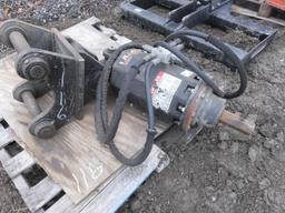 Mr. Manhole Cutter, with Excavator Mount, Unused Skidloader Mount and numer