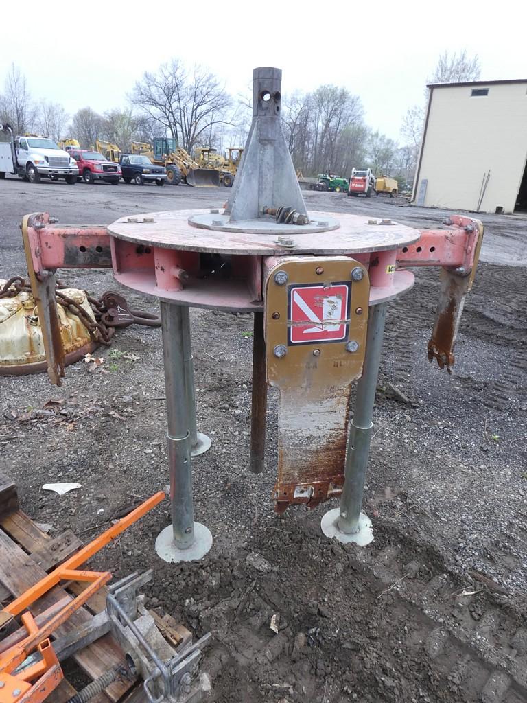 Mr. Manhole Cutter, with Excavator Mount, Unused Skidloader Mount and numer