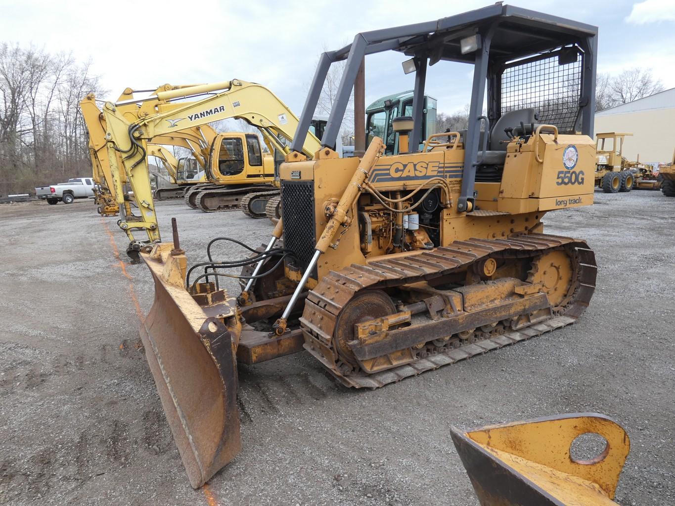 1995 Case 550G-LT Dozer, SN:JJG0215484, ROPS, 6 Way Blade, 16'' Pads, 5276
