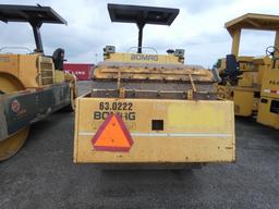Bomag BW11AS Tandem Static Roller, SN:901D08906677, 54'' Drums, 3063 hrs.