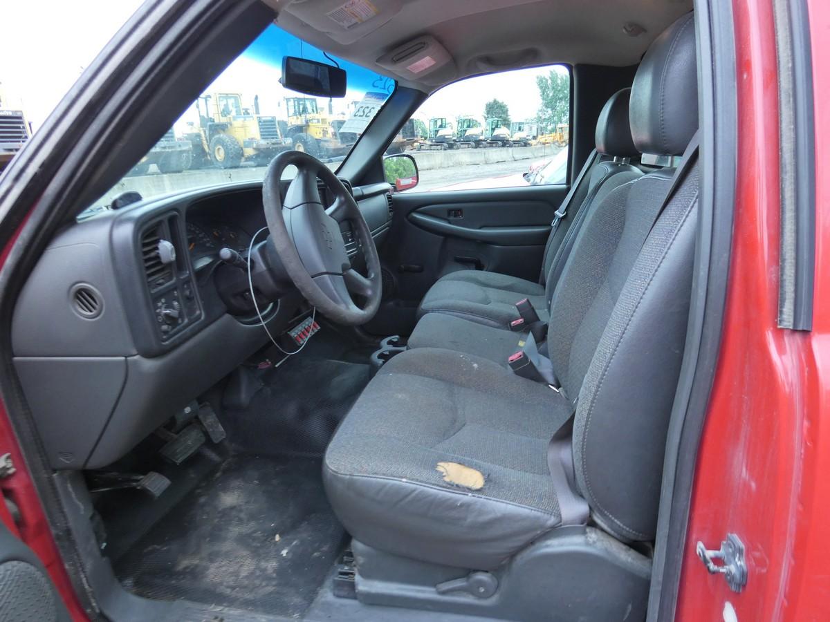 2003 Chevy 2500 Pickup, SN:1GCHC24U03E309672, Standard Cab, Long Bed, 101,9