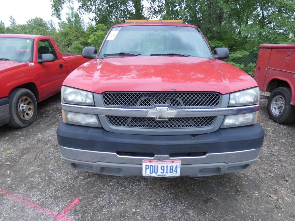 2003 Chevy 2500 Pickup, SN:1GCHC24U03E309672, Standard Cab, Long Bed, 101,9