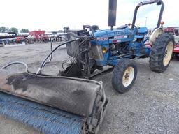 1989 Ford 2810 Broom Tractor, SN:BC24075, Diesel, Front Broom (angle arm br