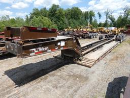 2014 Talbert 60 Ton Quad Axle Detach Lowboy,  VIN:40FSK6540E1032964,  10'x2