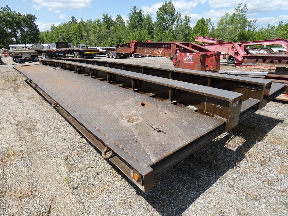 2014 Talbert 60 Ton Quad Axle Detach Lowboy,  VIN:40FSK6540E1032964,  10'x2