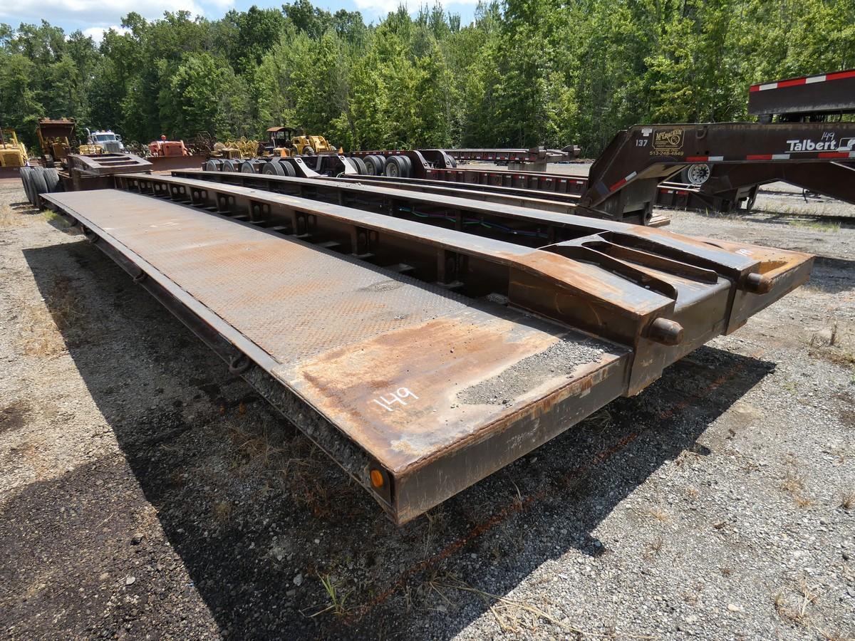 2014 Talbert 60 Ton Quad Axle Detach Lowboy,  VIN:40FSK6540E1032964,  10'x2