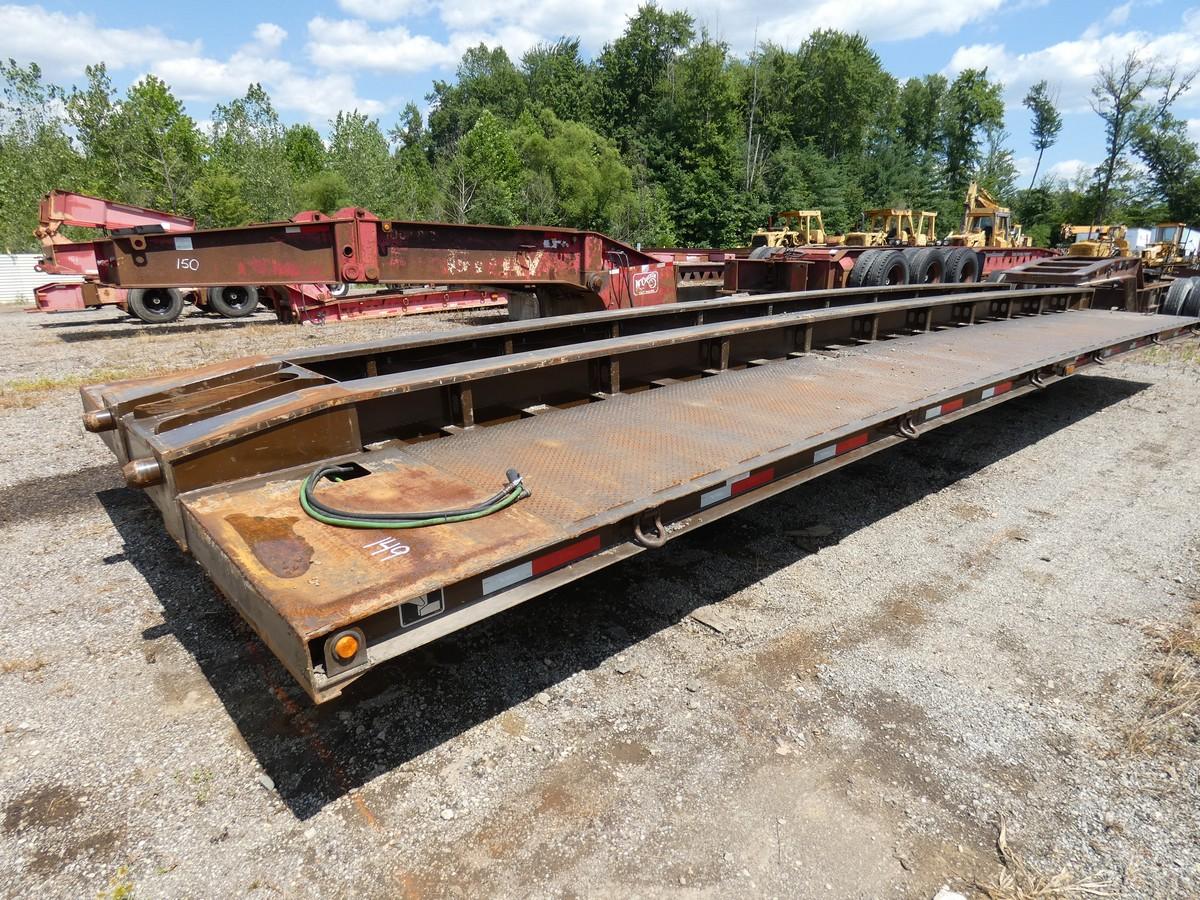2014 Talbert 60 Ton Quad Axle Detach Lowboy,  VIN:40FSK6540E1032964,  10'x2