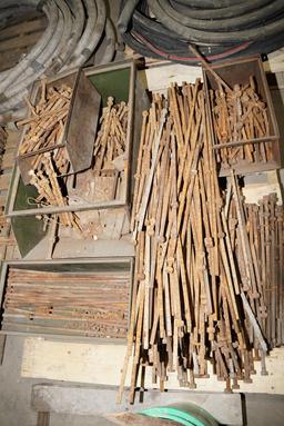 Pallet of Concrete Hardware - Coil Rod & Plates