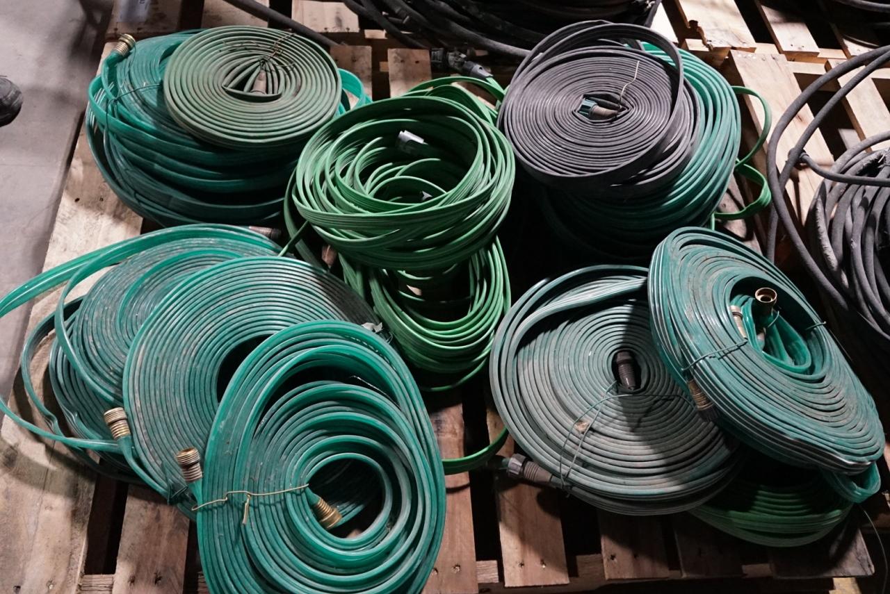 Pallet of Flat Garden Hose