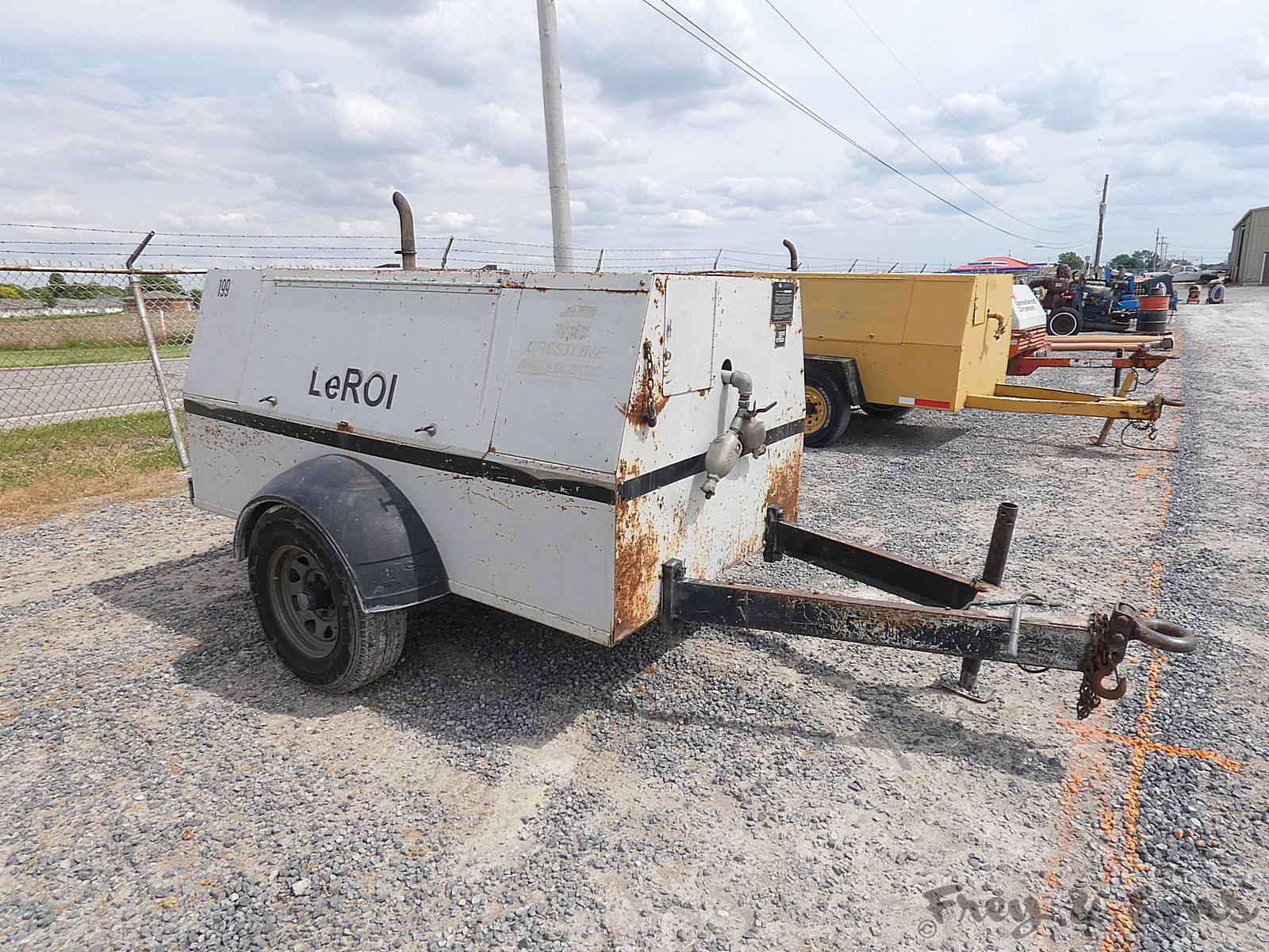 LeRoi 185 Air Compressor, SN:3272X2020, JD Diesel