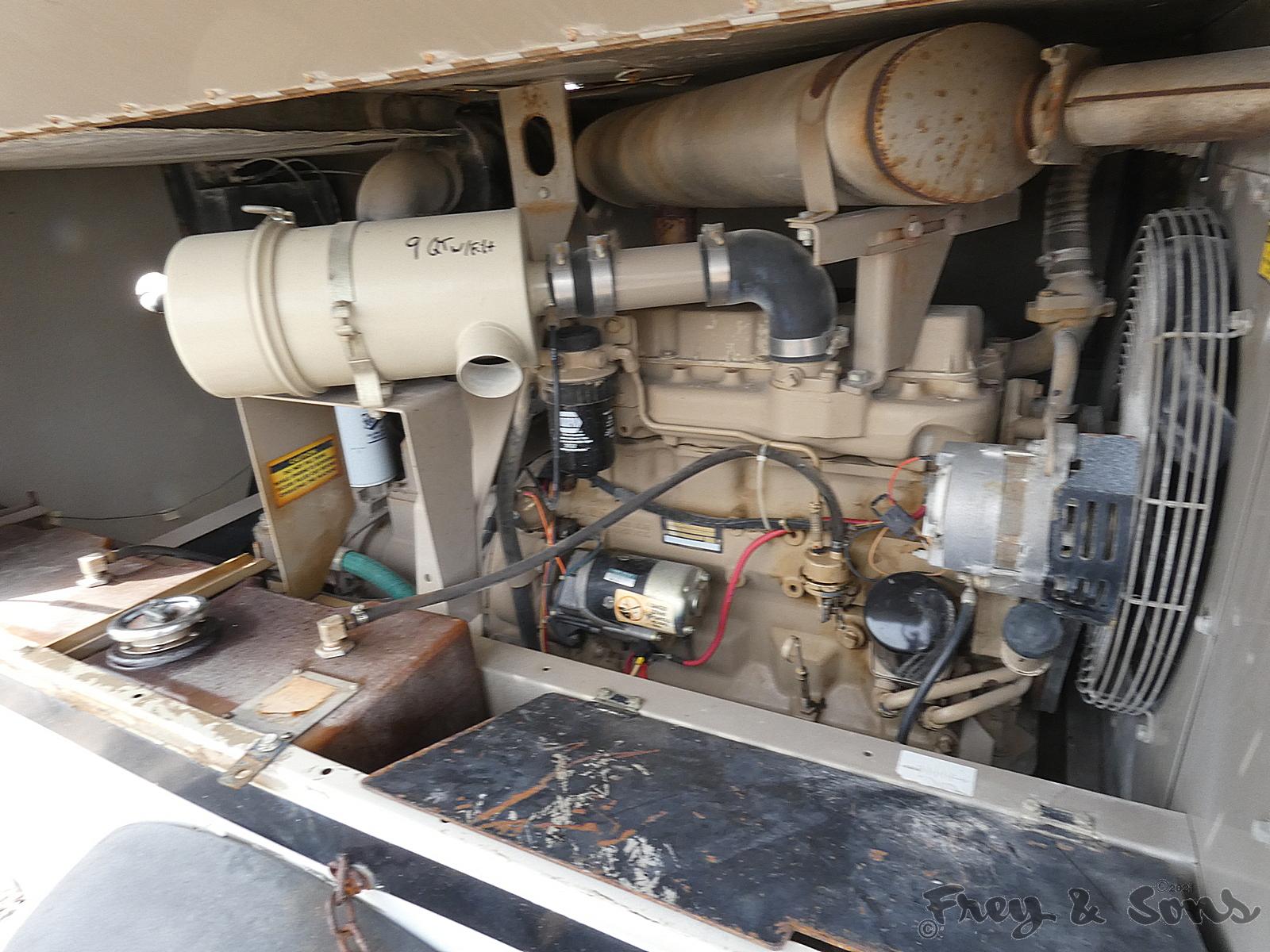 LeRoi 185 Air Compressor, SN:3272X2020, JD Diesel