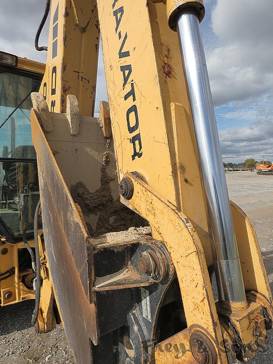 Ford 555D 4x4 Tractor Loader Backhoe, SN:A438878, EROPS, Ext. hoe, Reads 16