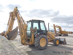 Ford 555D 4x4 Tractor Loader Backhoe, SN:A438878, EROPS, Ext. hoe, Reads 16