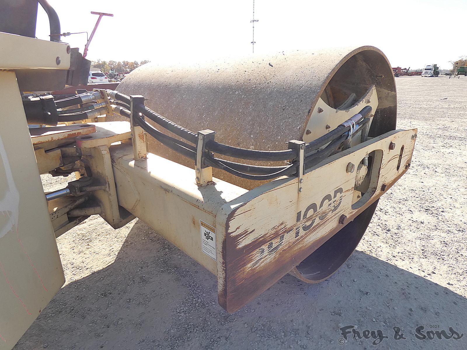 2000 Ingersoll Rand SD100D Smooth Compactor, SN:166514, ROPS, Cummins, Vibr