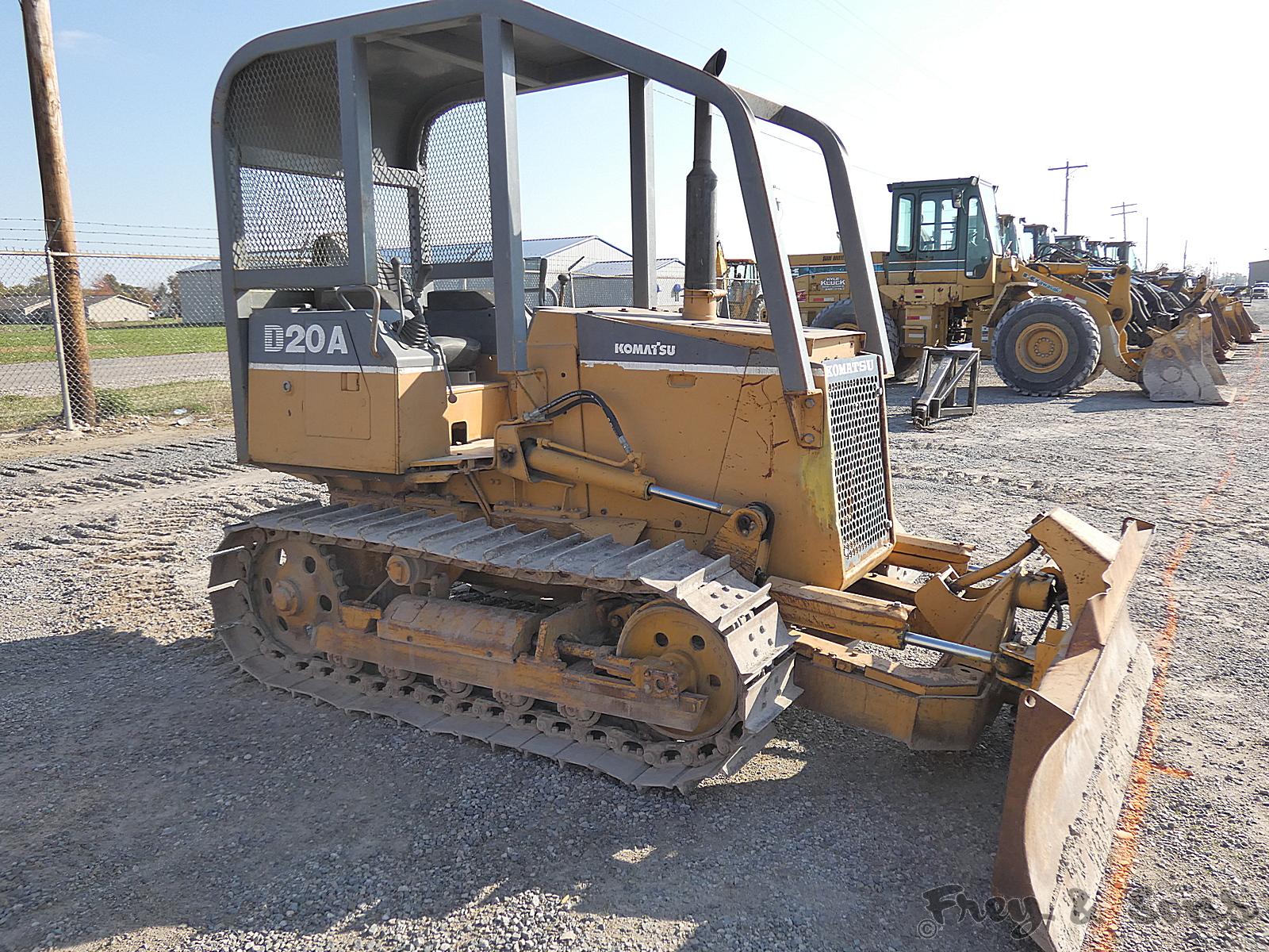 Komatsu D20A-7E Dozer, SN:79249, ROPS, 6 Way Blade.