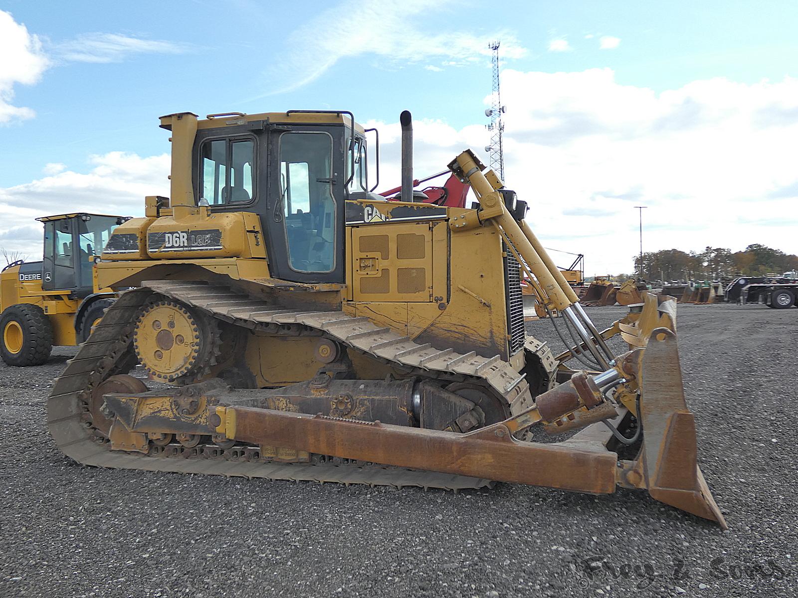2003 Caterpillar D6R LGP Dozer, SN:ADE00314, EROPS, Straight Blade w/ Tilt,