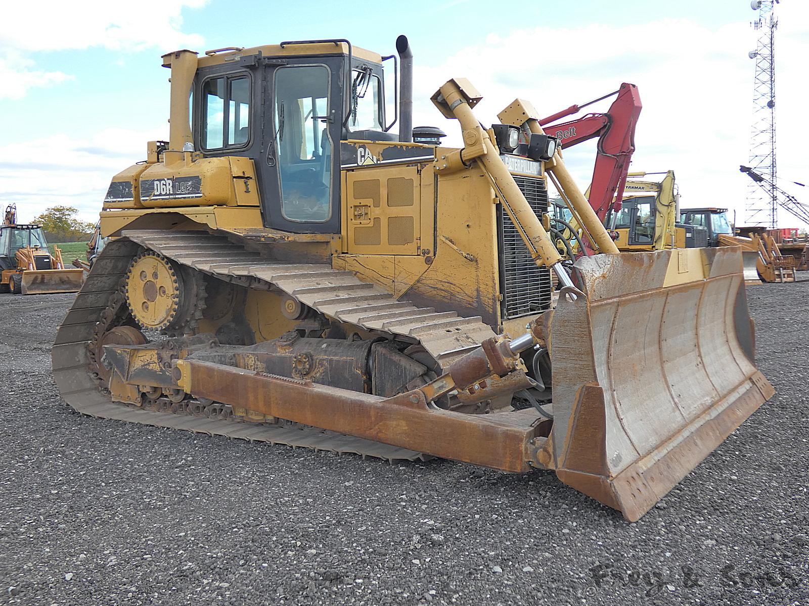 2003 Caterpillar D6R LGP Dozer, SN:ADE00314, EROPS, Straight Blade w/ Tilt,