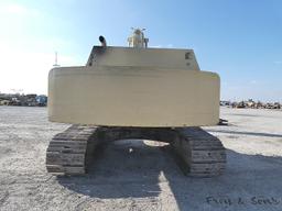 John Deere 790D Hydraulic Excavator, SN:7057, Bucket, Can't read meter