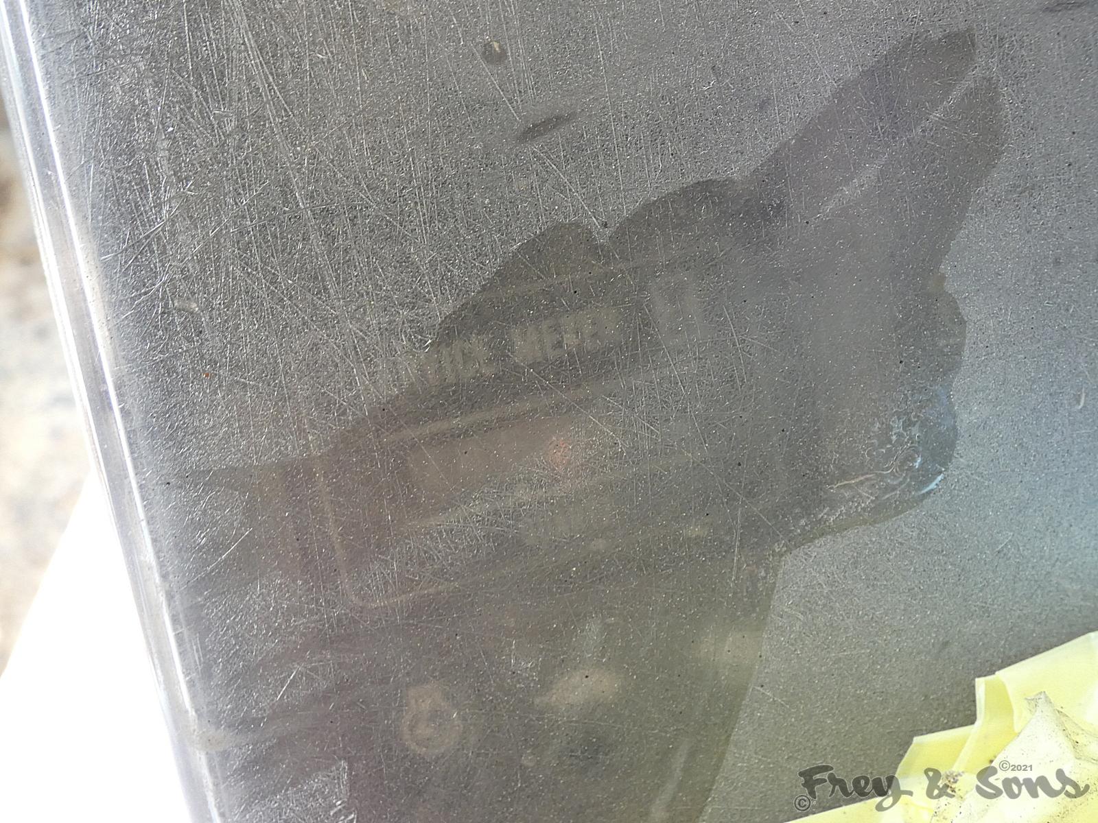 John Deere 790D Hydraulic Excavator, SN:7057, Bucket, Can't read meter