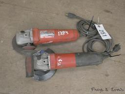 (2) 5'' Angle Grinders