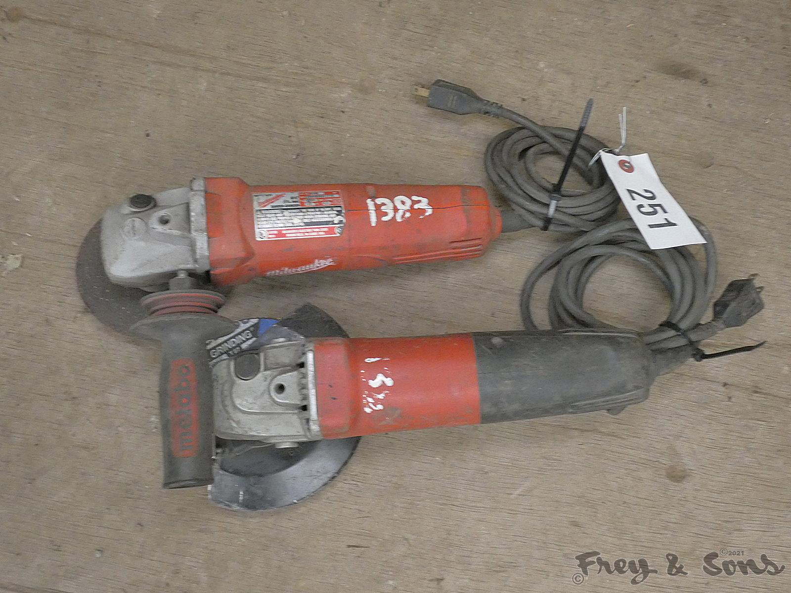 (2) 5'' Angle Grinders