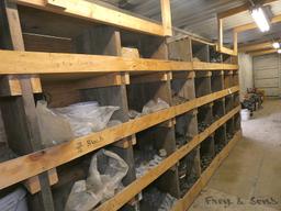 7/8'' Core 10 Bolts in Bins along Wall
