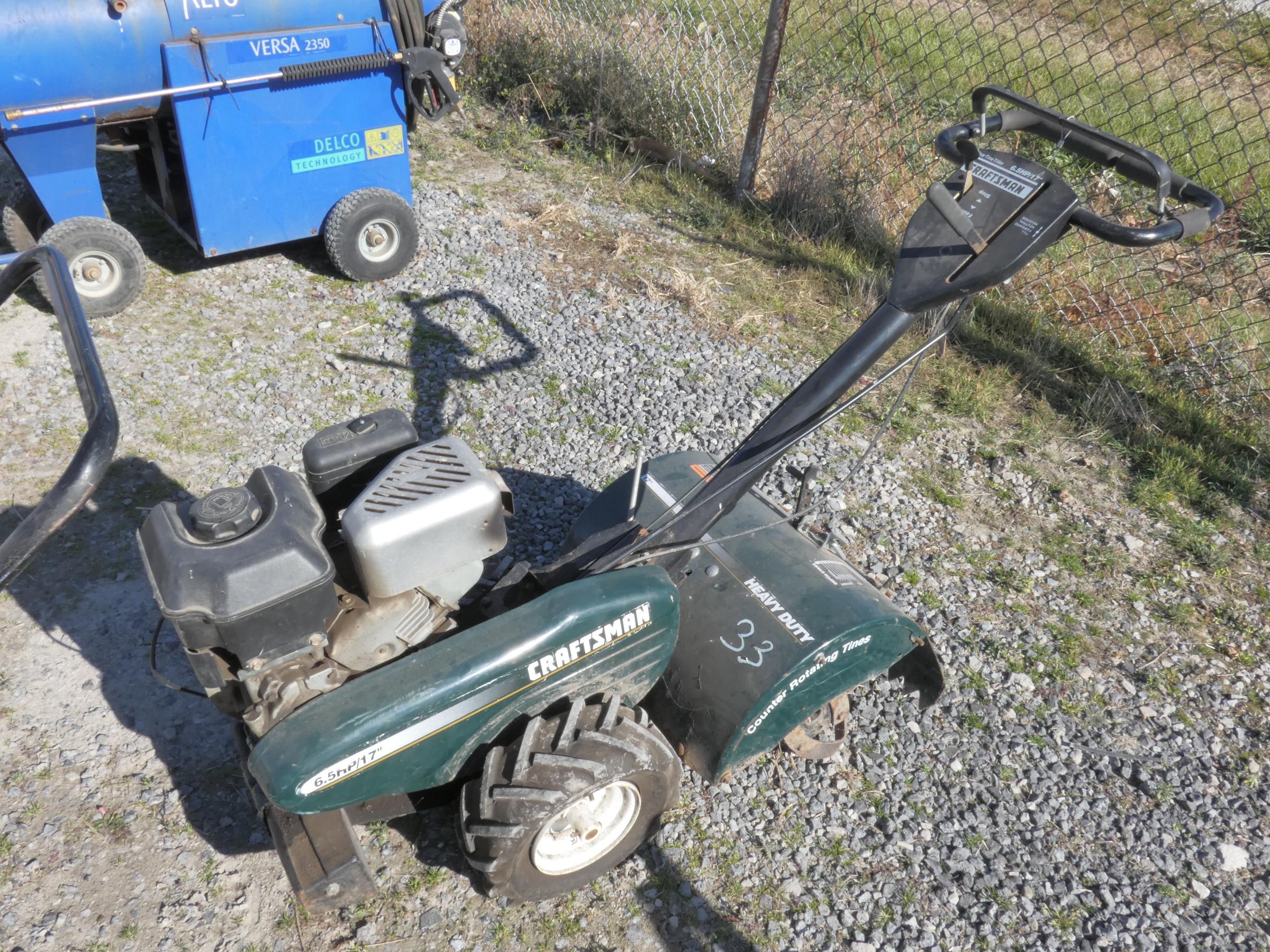 Craftsman WB Rear Tine Rototiller