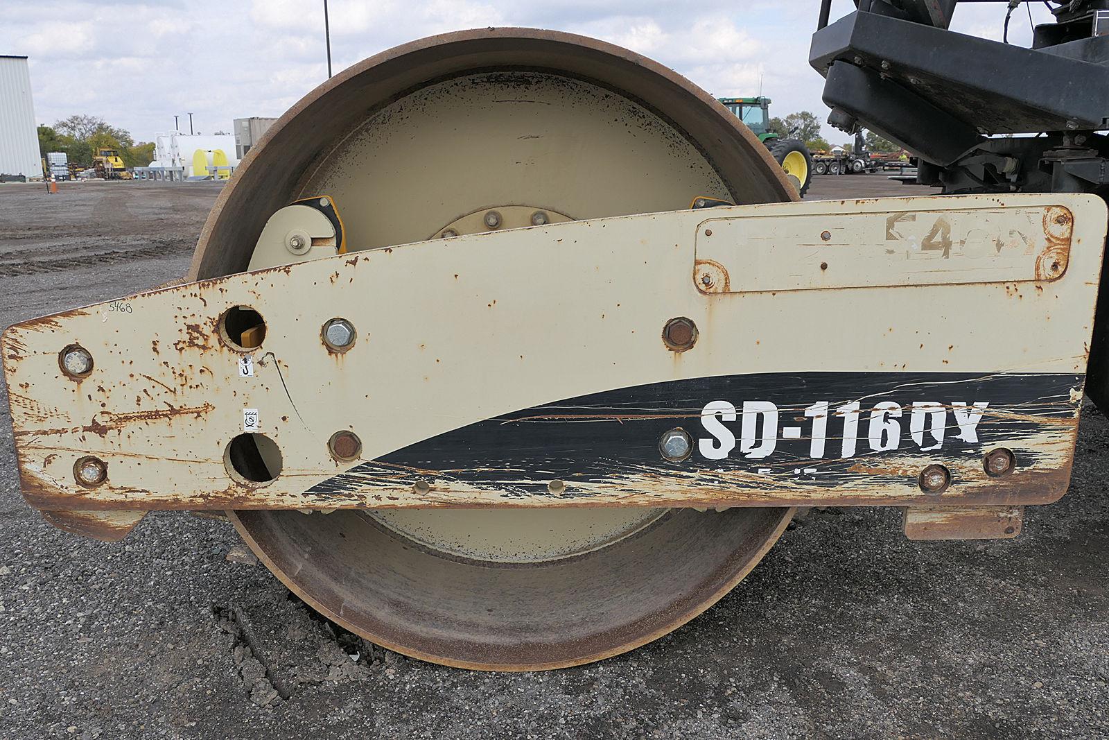 2004 Ingersoll Rand SD116DX-TF Combo Vibratory Compactor, SN:177809, ROPS,