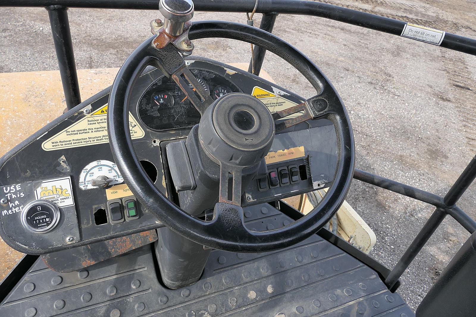2004 Ingersoll Rand SD116DX-TF Combo Vibratory Compactor, SN:177809, ROPS,