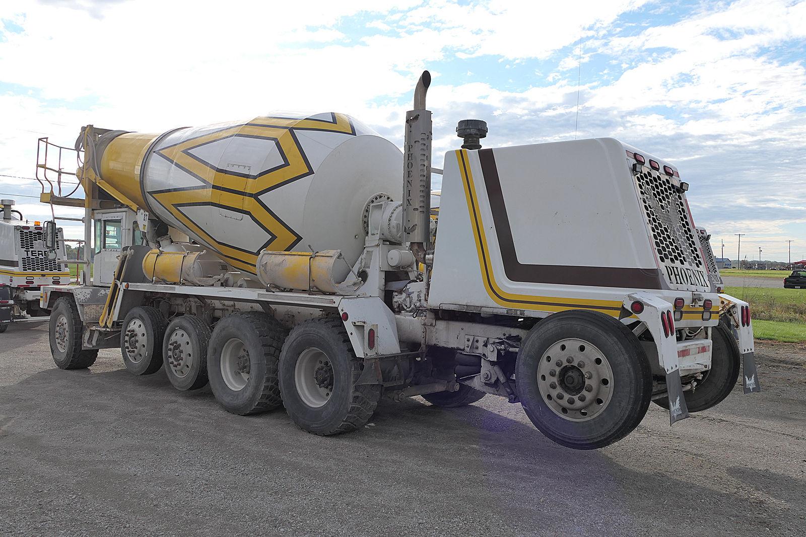 2013 Phoenix Front Discharge Concrete Mixer, SN:1Z9M8GK41DV162030, 6 Axle,