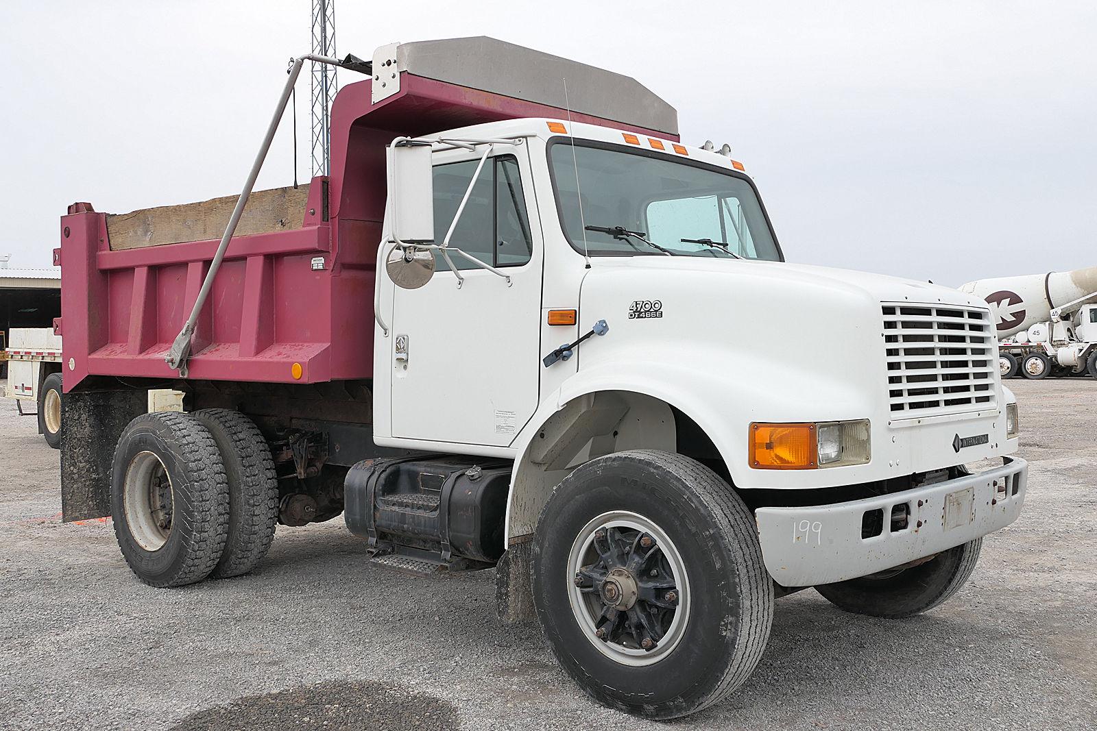 1996 IHC 4700 S/A Dump Truck, SN:1HSSCAAN2H360822, DT466E, Allison MT643 Au