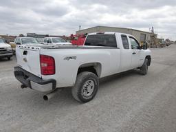 2009 Chevy 2500HD 4x4 Ext Cab Pickup, SN:1GCHK49619E13091, Duramax Diesel,